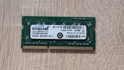 Pamięć RAM 4 GB (1x 4 GB) Crucial DDR3 1600 MHz sodimm do laptopa