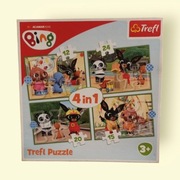 Puzzle Króliczek Bing 3+ 4w1