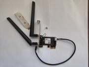 Adapter M.2 WLAN WiFi do PCI-E x1 + RTL8822CE AC + BT 5.1