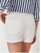 białe spodenki damskie VERO MODA r. S VMHOT SEVEN NW DNM FOLD SHORTS 