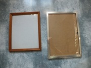 2szt. antyrama aluminium wym.32x23,5cm szybka, ramka zdjęcie rama drewno