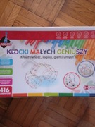 Klocki małych geniuszy słomki MIDI 416 elementów 