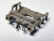 element z czołownicą uzupełnioną o detale do Vectronów EU46 firmy Piko