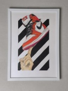 GRAFIKA / RYSUEK - NIKE AIR JORDAN - A4