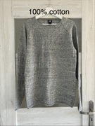 Szary sweter męski H&M, 100% bawełna