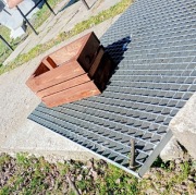 Doniczka drewniana 40x25