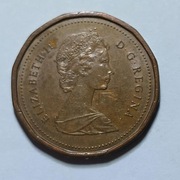 1 cent 1985 bez znaku menniczego Elżbieta II Kanada