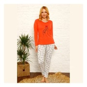 Piżama damska, komplet w 100% bawełna.