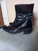 Botki kowbojki skórzane roz37