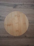 Zestaw na przyprawy na obrotowym, bambusowym stojaku 15x19 cm