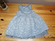 Sukienka w gwiazdki rozmiar 86 H&M 