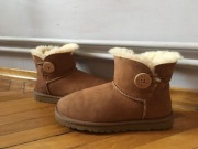 UGG MINI BAILEY BUTTON 37 BRĄZOWE NOWE  