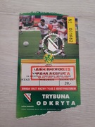 Legia Warszawa Vardar Skopje Puchar UEFA 1999 r. bilet