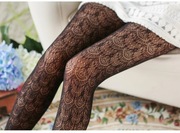 Rajstopy czarne – koreańskie wzorzyste (NOWE!)