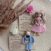 Podziękowania dla chrzestnych rękodzieło 