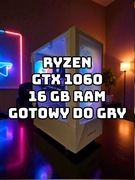 Komputer do gier | Ryzen | GTX 1060 6GB | Fortnite, CS2, GTA V | SSD