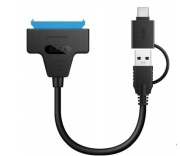 Adapter 2 w 1 USB 3.0 i typu C na SATA III do dysku twardego 2.5 cala SSD