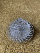 Krysztal maselniczka 16 cm szer