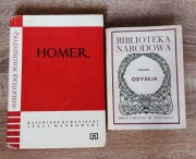 Homer: Odyseja (Biblioteka Narodowa) + Opracowanie Kumaniecki, Mańkowski