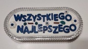 Świeczka z wosku sojowego urodzinowa