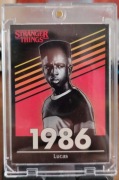 KARTA Kolekcjonerska Stranger Things - Lucas - Rzadka
