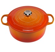 Le Creuset Signature brytfanna okragla 28 cm czerwona