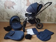 Wózek dziecięcy 2w1: Muuvo Quick 2.0 gondola + spacerówka, Indigo