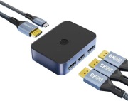 Przełącznik DisplayPort 1.4 8K 3w1 4K 144Hz DP switch 940