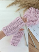 Rękawiczki mitenki handmade