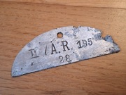 Nieśmiertelnik niemiecki oryginał