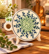Deska ceramiczna podstawka Bolesławiec  okrągła Z.C.B ceramika Bolesławiec