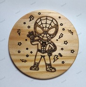 Drewniana podstawka pod kubki filiżanki szklanki unikatowe wzory