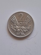 PRL-NAJRZADSZE MONETY OBIEGOWE- 2 ZŁ 1970