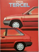 Prospekt Toyota Tercel 1984r. UNIKAT