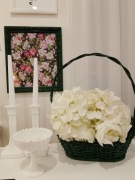 Polska Wiklina Wielkanoc Kosz koszyk prezentowy butelkowa zieleń