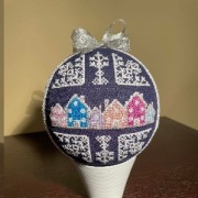 Haftowane Bombki Choinkowe 15cm