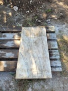 Parapet wewnętrzny marmur 60,5 cm biały