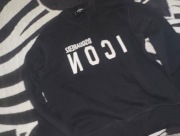 DSQUARED czarna bluza XXS