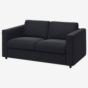 sofa 2-osobowa VIMLE Saxemara czarnoniebieski