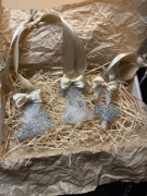 Komplet zawieszek świątecznych / zestaw unikalnych ozdób na choinkę 