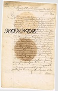 Zygmunt III Waza pieczęć wielka koronna; podpis Kanclerza; 1621r.