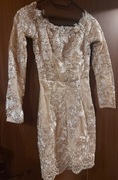 Sprzedam sukienka kolor złoty -rozmiar -34