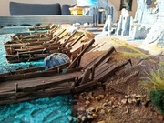 Makieta ruin miasta nad rzeką, Osgiliath