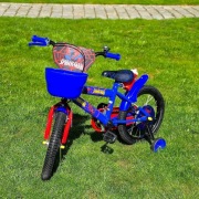 Rowerek 12 cali Spiderman czerwony i niebieski 