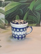 Kubek ceramiczny do parzenia ziół ceramika Z.C. Bolesławiec