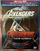 AVENGERS 3D / AVENGERS: CZAS ULTRONA 3D (4 BLU-RAY) NOWY FOLIA