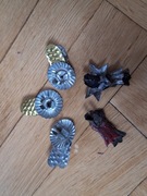 Klipsy, żabki choinkowe do świeczek na choinkę, zabytkowe, vintage, PRL