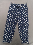 Granatowe spodnie dziewczęce haremki C&A rozmiar 104