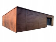 Garaż blaszany 13x6 - Brama 2.40 profil ocynk Premium