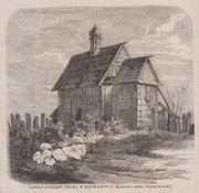 Medwedówka - 1862r.- Cerkiew unicka, drzeworyt